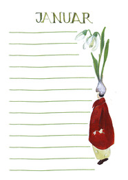 Blumenträgerin - Illustrationen 1
