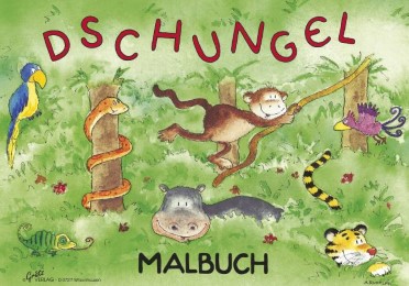 Malbuch A5 'Dschungel'