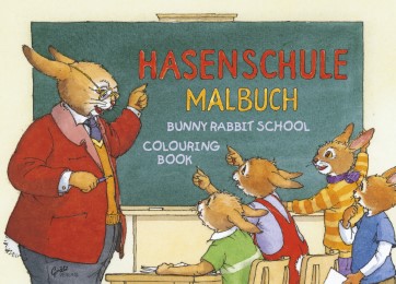 Hasenschule Malbuch