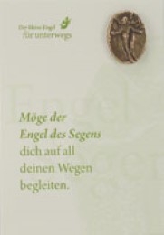 Mini-Geschenkplakette 'Möge der Engel des Segens dich auf all deinen Wegen begleiten'