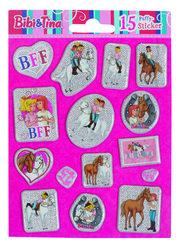 Bibi & Tina: BFF - Puffy-Sticker - Cover