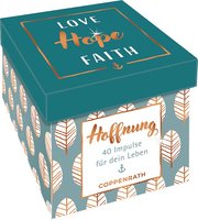 Sprüchebox HOFFNUNG - Love, Hope, Faith - Cover