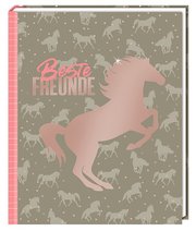 Freundebuch - Beste Freunde I LOVE HORSES - Cover