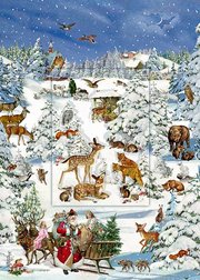 Tiere in Schneelandschaft - Cover