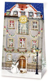 24 Adventskalender-Tüten - Nostalgische Weihnachtsstadt - Abbildung 2