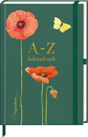 Adressbuch A-Z - Motiv: Mohnblumen