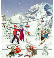 Mini-Adventskalender-Sortiment - Nostalgische Winterwelten - Abbildung 5