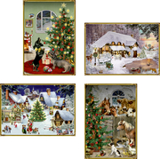 Mini-Adventskalender - Nostalgische Weihnachtswelt