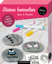 Steine bemalen - Love & Friends - Cover
