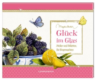 Stickerbuch 'Glück im Glas' - Cover