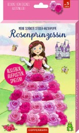 Meine schönste Sticker-Anziehpuppe: Rosenprinzessin - Cover