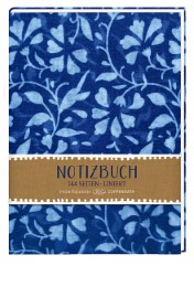 Notizbuch - All about blue 'Blumenranke'