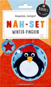 Näh-Set: Filzanhänger Winter-Pinguin