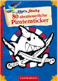 Käpt'n Sharky: 80 abenteuerliche Piratensticker - Cover