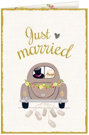 Grußkarte - Just married