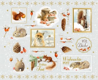 Stickerbuch - Zauberhafte Weihnachtssticker - Abbildung 2