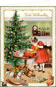 Grußkarte - Frohe Weihnachten - Abbildung 1