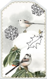 Geschenkanhänger - Wundervolle Weihnachtswelt - Abbildung 1