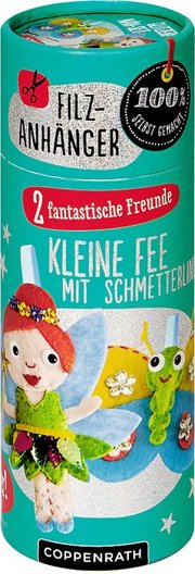 Filzanhänger - Kleine Fee mit Schmetterling - Cover