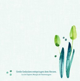 Zettelkästchen - Einfach schöne Gedanken 'All about green' - Abbildung 2