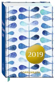 Heitere Gedanken 2019 - Blaue Blätter - Cover