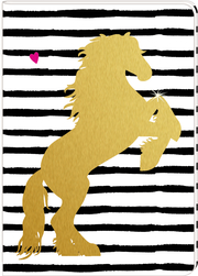 Notizheft - I LOVE HORSES - Abbildung 1