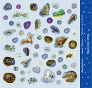 Tiere im Winterwald - Sticker-Adventskalender - Abbildung 1
