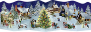 Mini-Adventskalender-Sortiment: Nostalgische Winterweihnacht-Leporellos - Abbildung 1