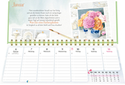 Tischkalender mit Wochenkalendarium - Abbildung 2