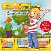 01: Conni zieht um / Conni bekommt eine Katze / Conni macht das Seepferdchen / Conni geht zelten (Vier Hörspiele zur TV-Serie) - Cover