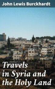 Travels in Syria and the Holy Land - Cover