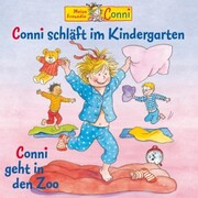 Conni schläft im Kindergarten / Conni geht in den Zoo - Cover