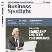 Business-Englisch lernen Audio - Leadership and team performance - Cover