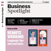 Business-Englisch lernen Audio - Remote working - Cover