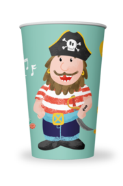 Pappbecher-Set Pirat