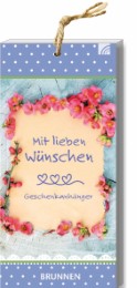 Geschenkanhänger 'Mit lieben Wünschen' - Cover