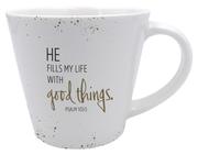 Grace & Hope - Tasse 'He fills my life with good things' - Abbildung 2