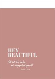 Notizbuch 'Hey Beautiful' - Cover