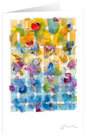 Farbenmeer - Kunst-Faltkarten ohne Text (5 Stück)