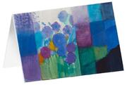 Kunstkarten 'Blaue Blüten'