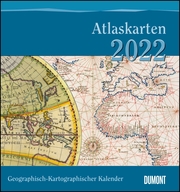 Geographisch-Kartographischer Kalender 'Atlaskarten' 2022 - Cover