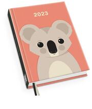 Koala Taschenkalender 2023 - Tier-Illustration von Dawid Ryski - Terminplaner mit Wochenkalendarium - Format 11,3 x 16,3 cm