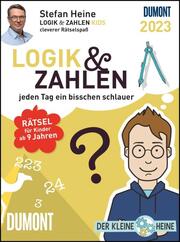 Stefan Heine Logik & Zahlen Kids 2023 - Tagesabreißkalender - 11,8x15,9 - Logikkalender - Rätselkalender - Knobelkalender - Kinderkalender