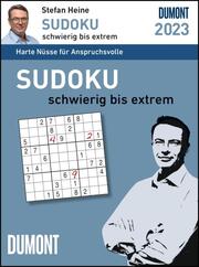 Stefan Heine Sudoku schwierig bis extrem 2023 - Tagesabreißkalender -11,8x15,9 - Rätselkalender - Sudokukalender - Cover