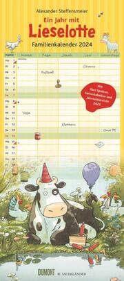Ein Jahr mit Lieselotte - Familienkalender 2024 - Cover