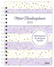 Mein Familienplaner - Familienplaner-Buch Pattern 2024 - Cover