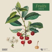 Fruits 2025 Broschürenkalender mit historischen Abbildungen alter Obstsorten von Pierre Antoine Poiteau Format 30 x 30 cm