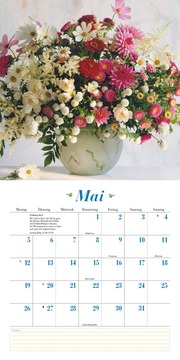Blumenliebe 2025 - Broschürenkalender - Mit Gedichten - Format 30 x 30 cm - Illustrationen 5