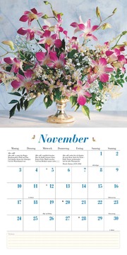 Blumenliebe 2025 - Broschürenkalender - Mit Gedichten - Format 30 x 30 cm - Illustrationen 11