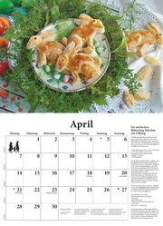 DUMONTS neuer Küchenkalender 2025 - Broschürenkalender - mit Rezepten und Gedichten - Format 42 x 29 cm - Illustrationen 4